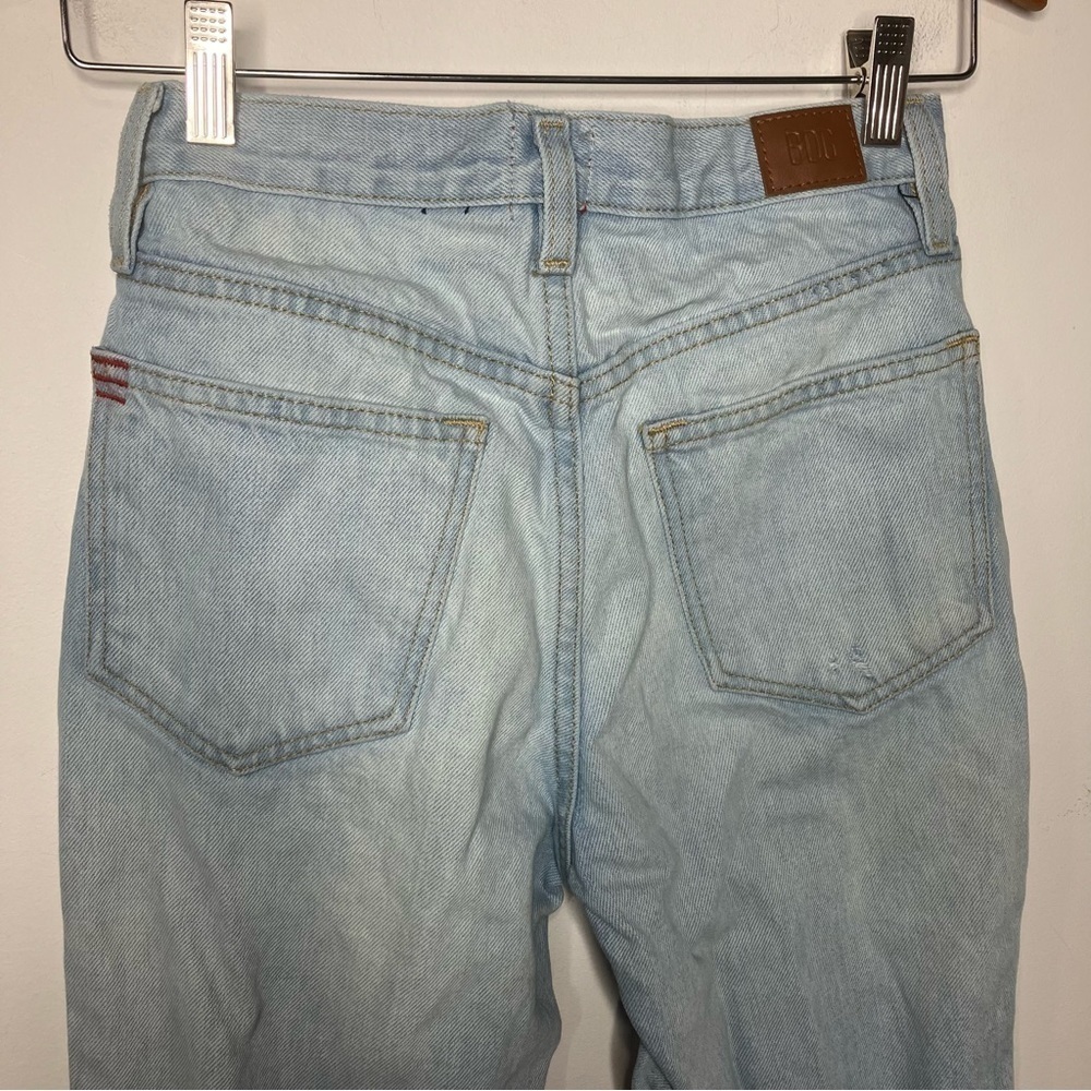 BDG urban outfitters‎ Slim Straight distressed jeans light wash size 25 - Picture 6 of 8